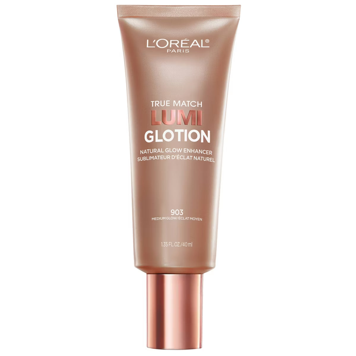 L'ORÉAL PARIS True Match Lumi Glotion Natural Glow Enhancer, Face & Body, 903 Medium Glow, 1.35 fl. oz.
