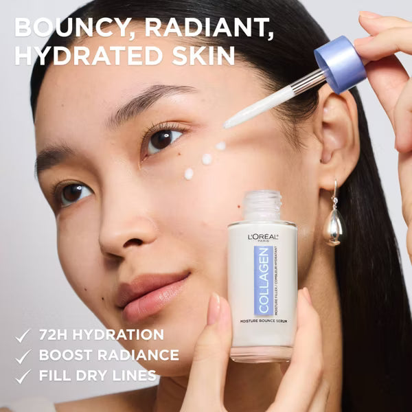 L'ORÉAL PARIS Collagen Moisture Bounce Face Serum, 1 fl oz