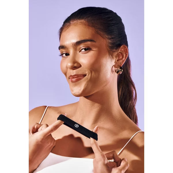 GIMME Thick Hair Firm Hold + All Day Comfort Hair Bands - Black, 6 count