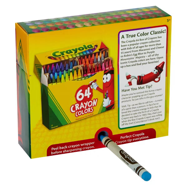 Crayola Classic Crayons, 64 count