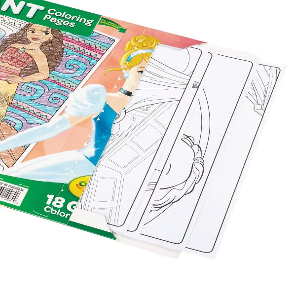 Crayola Disney Princess Giant Coloring Pages, 18 pages