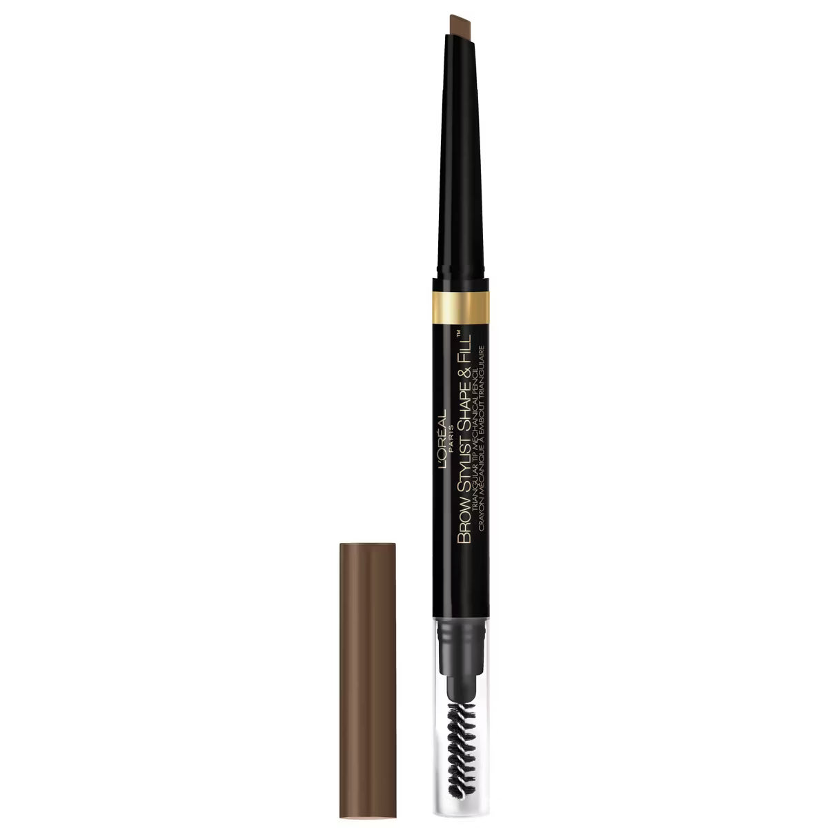 L'ORÉAL PARIS Brow Stylist Shape & Fill Mechanical Eye Brow Makeup Pencil, 415 Brunette, 0.008 oz.