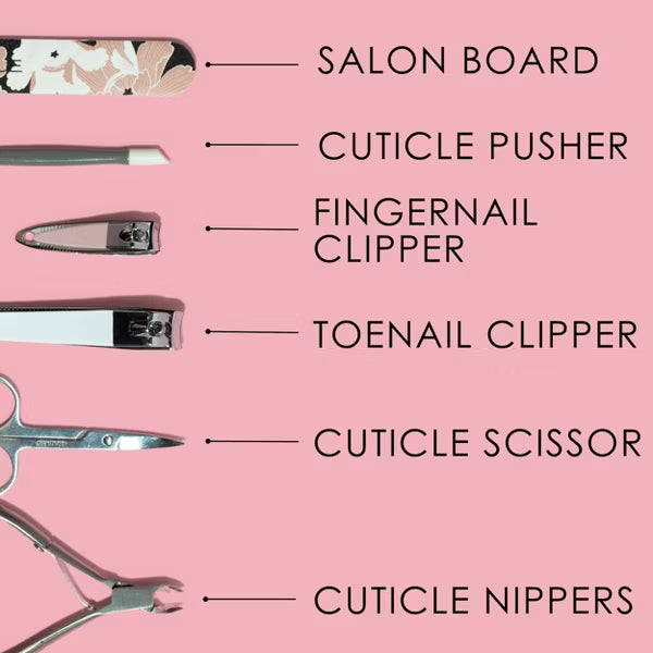 JAPONESQUE Manicure & Pedicure Kit Limited Edition, 6 count