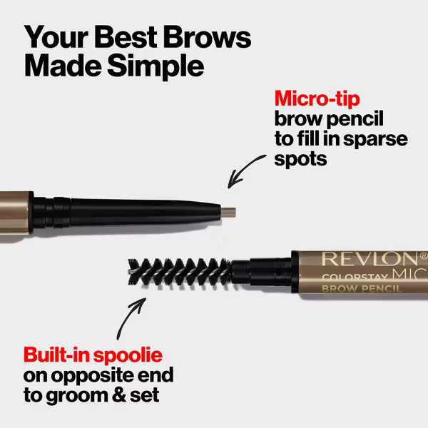 REVLON Colorstay Micro Brow Pencil - 454 Medium Brown