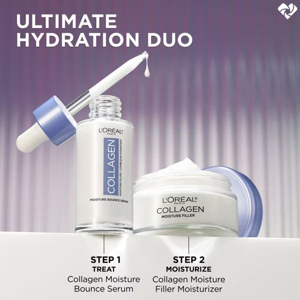 L'ORÉAL PARIS Collagen Moisture Bounce Face Serum, 1 fl oz