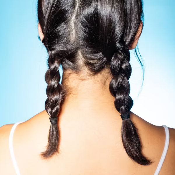 GIMME Medium Hair Firm Hold + All Day Comfort No Snag Braid End Hair Tie Bands - Black, 25 count