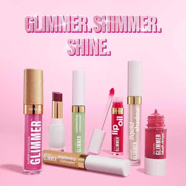 REVLON Super Lustrous Glimmer Lip Oil - 004 Gone Rose