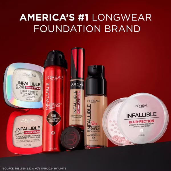 L'ORÉAL PARIS Infallible Blur-fection Longwear Loose Setting Powder - 015 Translucent Medium Deep