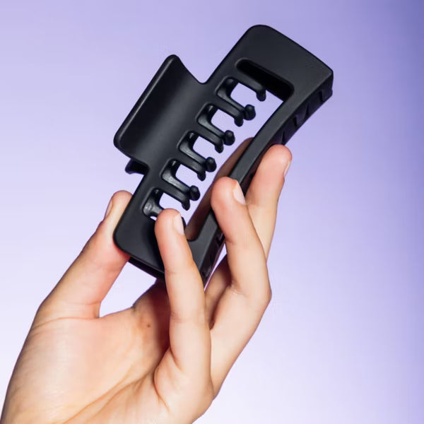 GIMME Thick Hair Extra Teeth Claw Clips - Tan and Black, 2 count