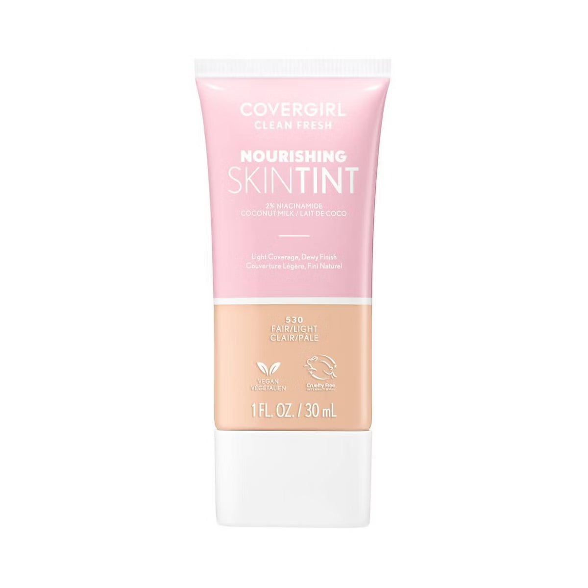 COVERGIRL Clean Fresh Skin Milk Foundation Dewy Finish - 530 Fair/Light