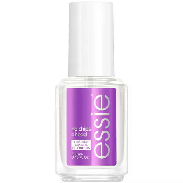 essie Salon-Quality Vegan Nail Polish, No Chips Ahead Top Coat, 0.46 fl oz