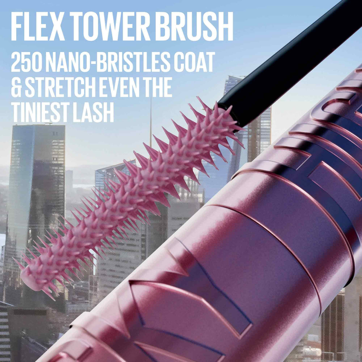 MAYBELLINE New York Lash Sensational Sky High Waterproof Mascara Makeup, 803 Brownish Black, 0.24 oz