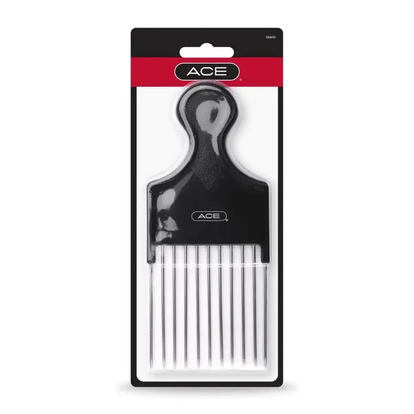 ACE Metal Pick Volume and Detangling Comb - Black-013114066008-LR-286584-1-LR eShop