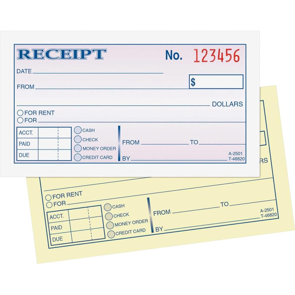 Adams Carbonless Money and Rent Receipt - Two Parts, 50 Sheets-087958225013-LR-111032-3-LR eShop