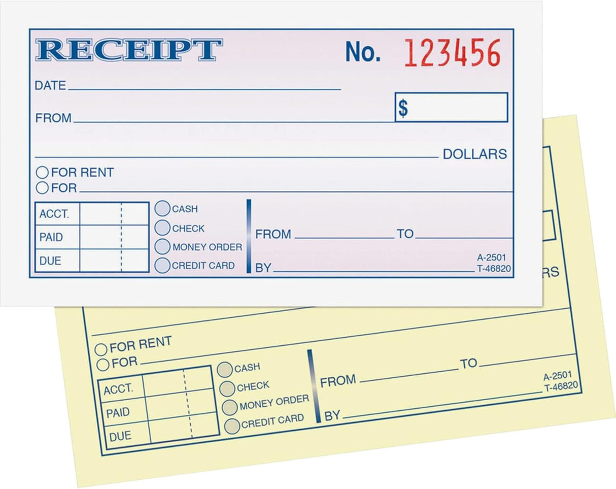 Adams Carbonless Money and Rent Receipt - Two Parts, 50 Sheets-087958225013-LR-111032-3-LR eShop