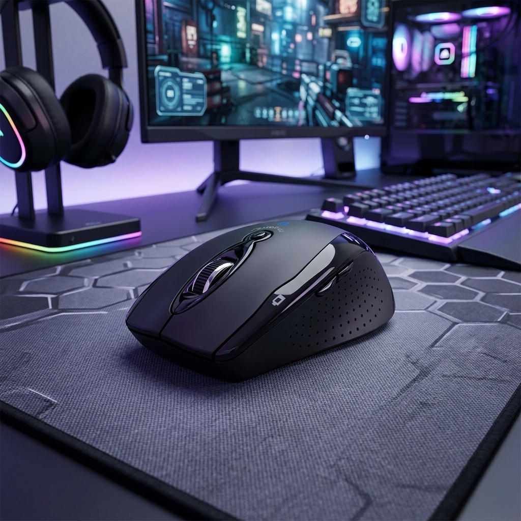 Adesso iMouse S200B Bluetooth Ergo Mini Scroll Mouse - Black-783750007504-LR-340806-3-LR eShop