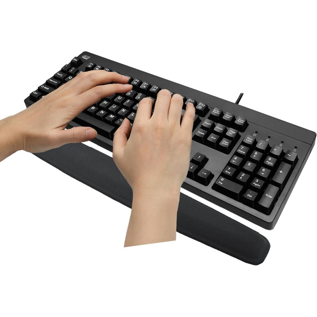 Adesso TRUForm Memory Foam Keyboard Wrist Rest - Black-783750009225-LR-335793-5-LR eShop