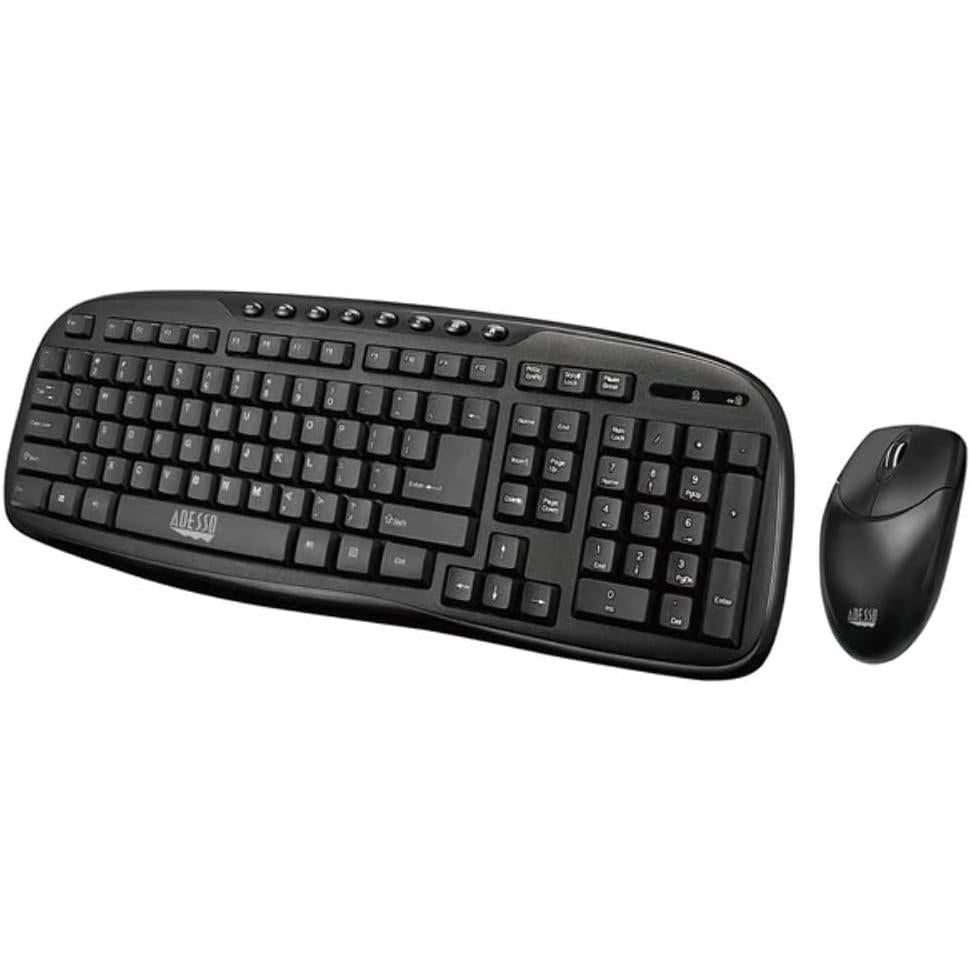 Adesso WKB-1330CB Wireless Keyboard and Mouse - Black-783750007740-LR-322140-1-LR eShop