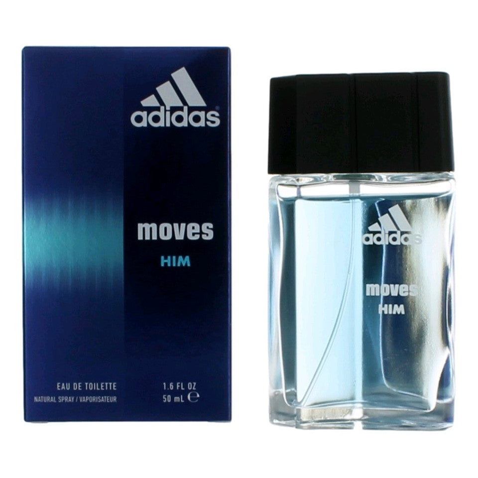 adidas Moves Eau De Toilette for Men, 1.7 oz-031655337920-LR-163553-1-LR eShop