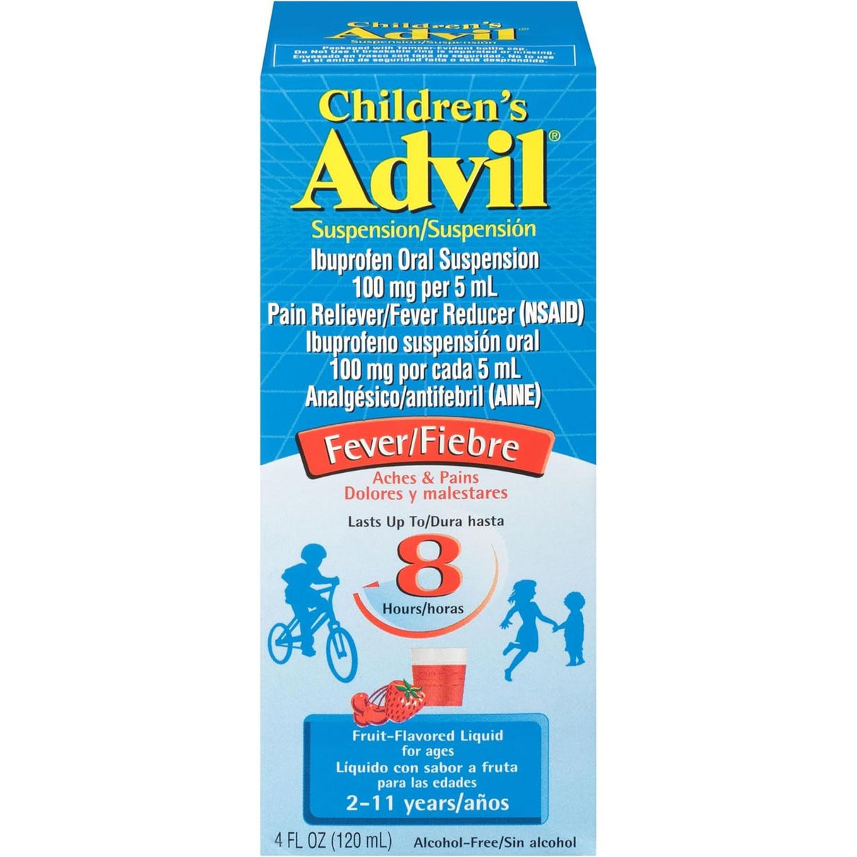 Advil Children's Pain Reliever and Fever Reducer Liquid Pain Relief Medicine - Fruit Flavor, 4 oz-305730170307-LR-224557-1-LR eShop