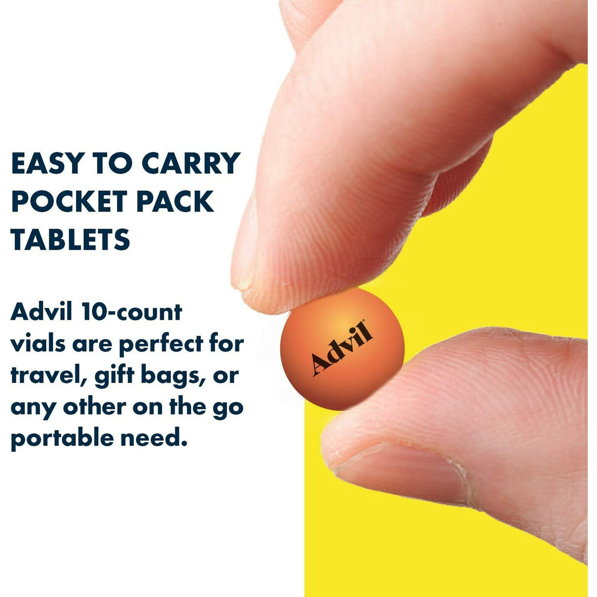 Advil Pain Reliever and Fever Reducer Tablet Vial, 10 Coated Tablets - Carded-305730151108-LR-226970-3-LR eShop