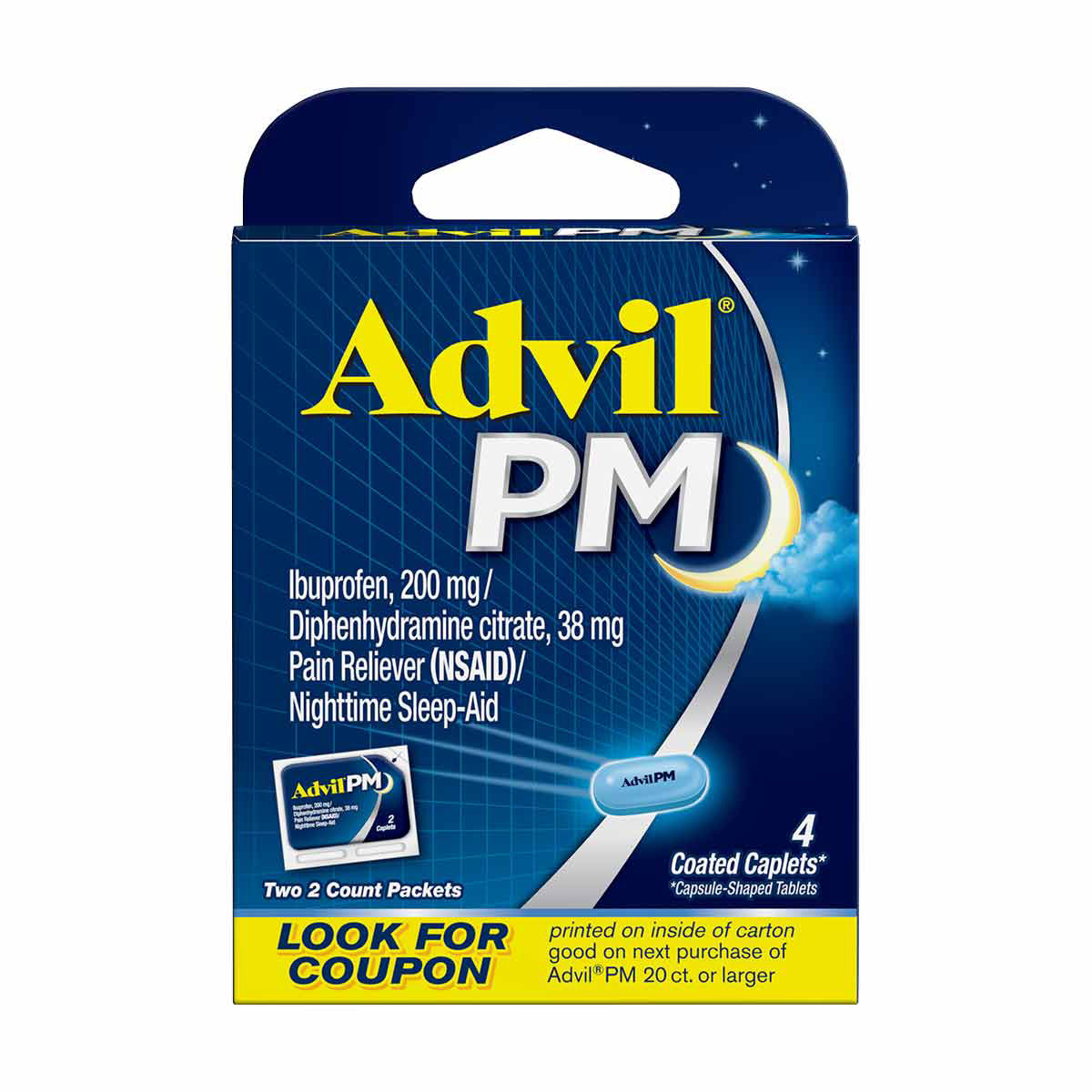 Advil PM Pain Reliever and Nighttime Sleep Aid, 4 Coated Tablets-305730164146-LR-351418-1-LR eShop