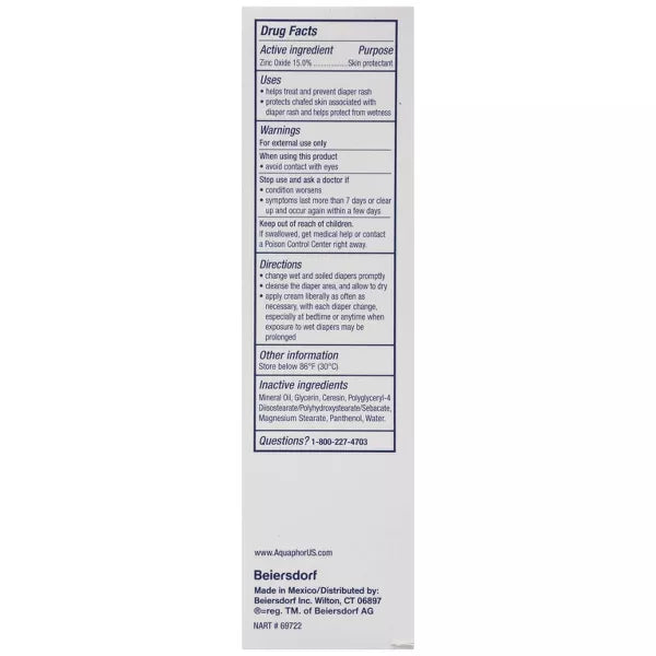 Aquaphor Baby 3-in-1 Diaper Rash Relief Cream, 3.5 oz-072140002503-LR-357136-5-LR eShop