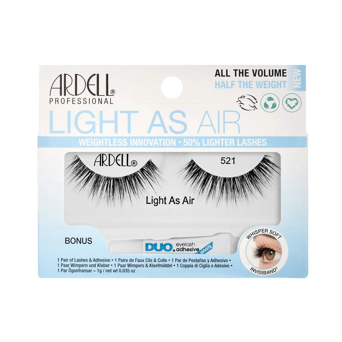 Ardell Light As Air Lashes - 521 Black-074764641700-LR-343203-1-LR eShop