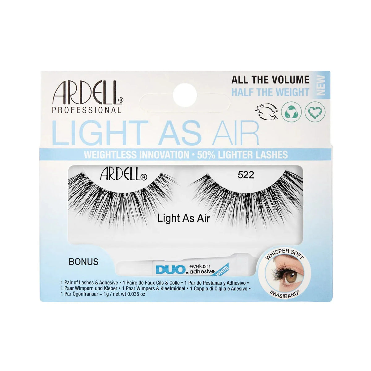 Ardell Light As Air Lashes - 522 Black-074764641717-LR-343204-1-LR eShop