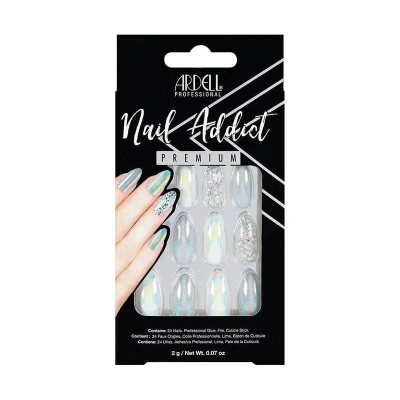 Ardell Nail Addict Premium Artificial Nail Set - Holographic Glitter-074764758897-LR-338509-1-LR eShop