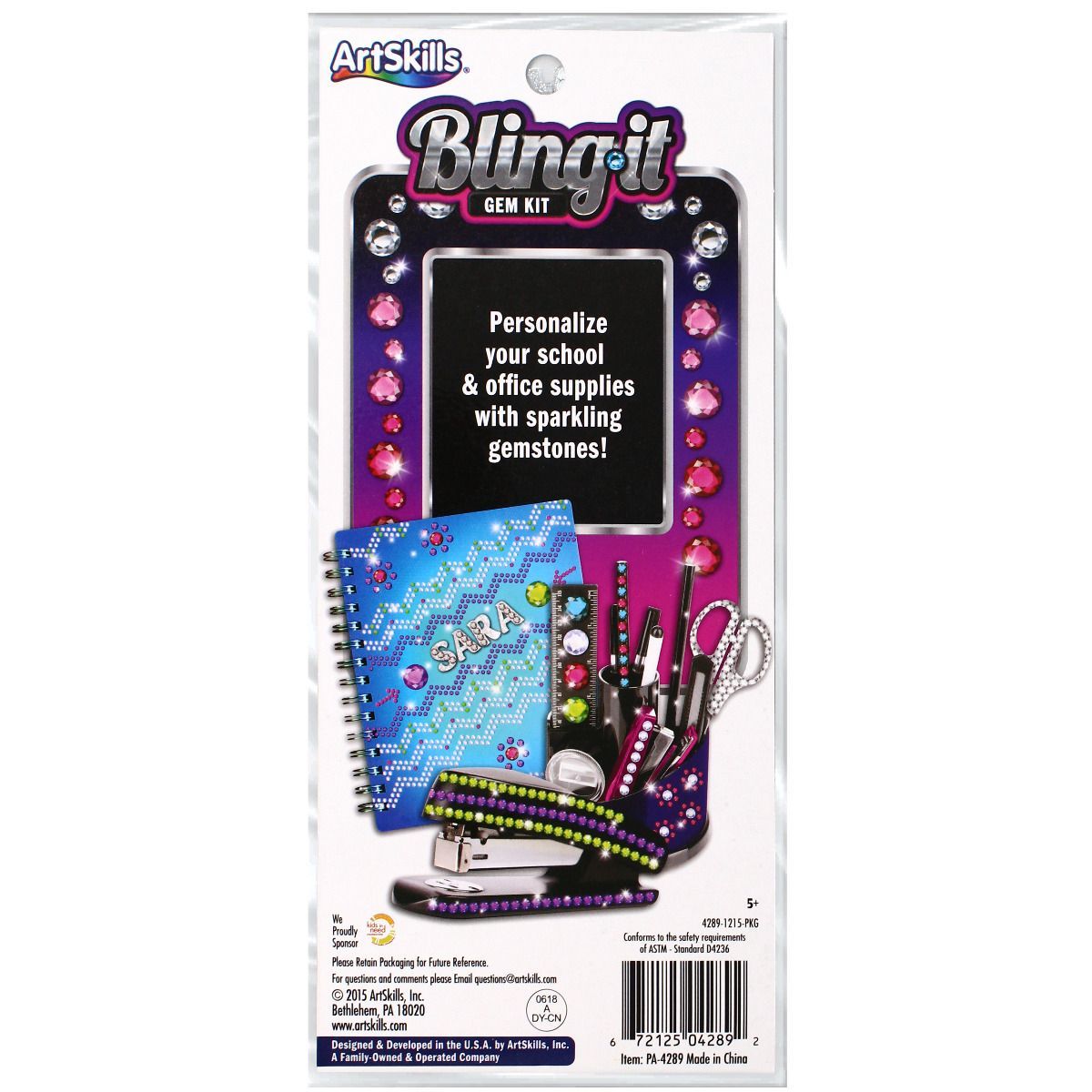 ArtSkills Bling It Bedazzling Gem Kit, 185 count-672125042892-LR-317753-3-LR eShop