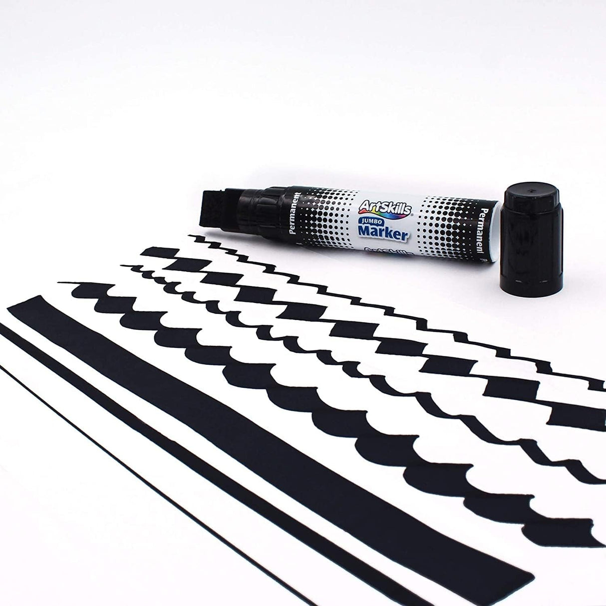ArtSkills Chisel Edge Jumbo Permanent Marker - Black-672125014479-LR-317737-2-LR eShop