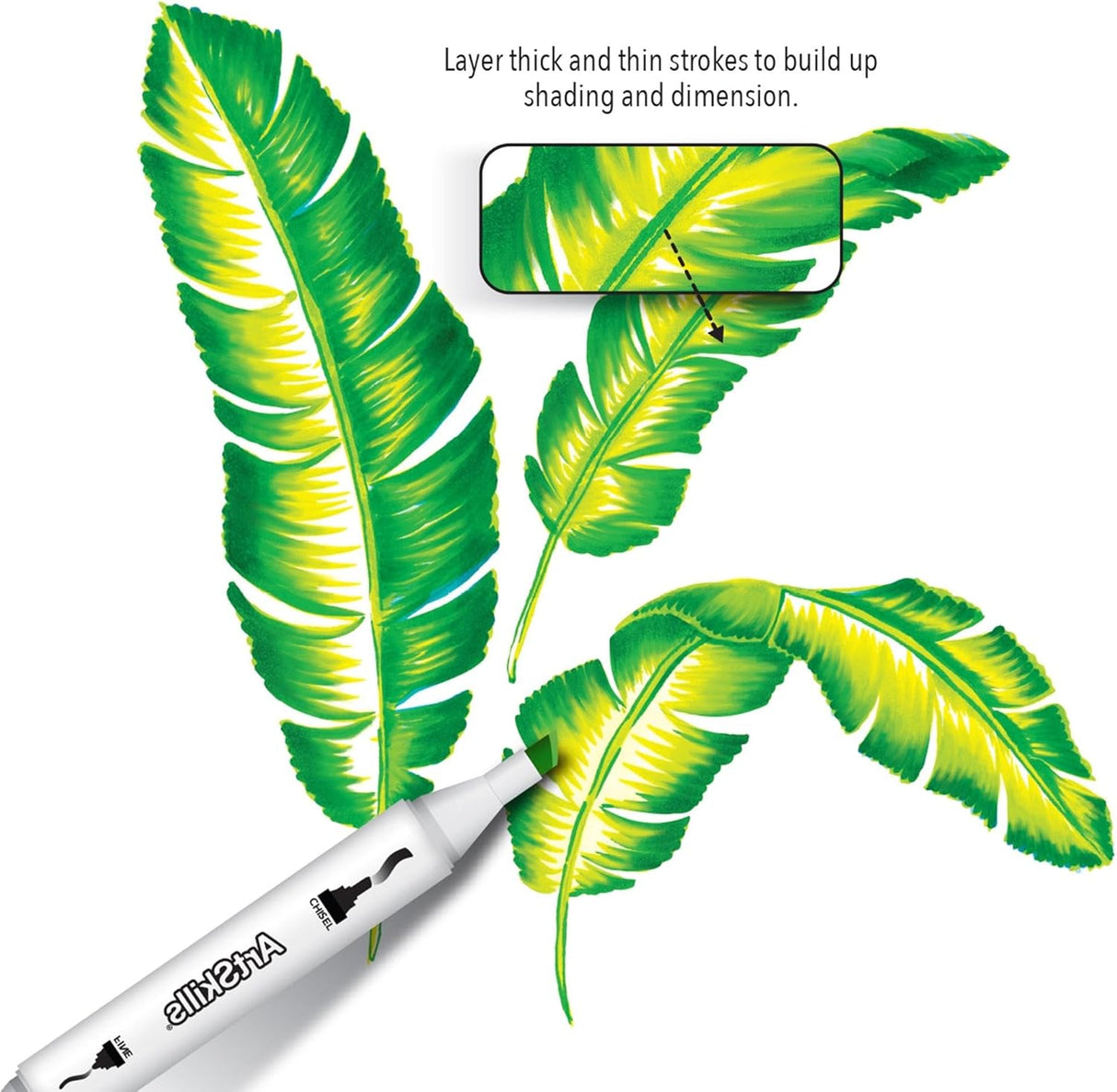 ArtSkills Dual Tip Blendable Permanent Markers, 8 count-672125065136-LR-349749-4-LR eShop