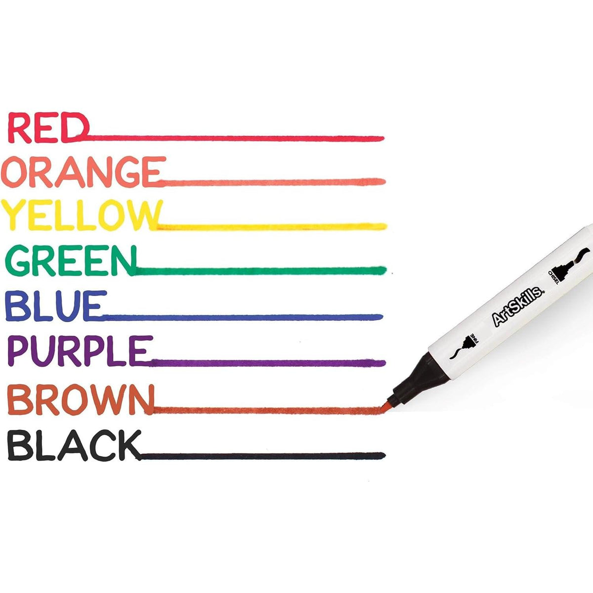 ArtSkills Dual Tip Blendable Permanent Markers, 8 count-672125065136-LR-349749-7-LR eShop