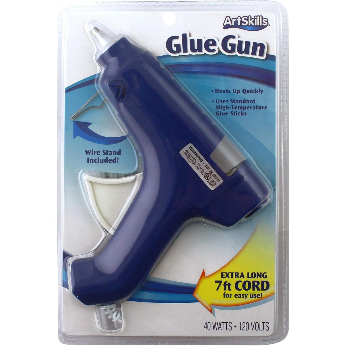 ArtSkills High Temperature Hot Glue Gun With Extra Long Cord - Blue-672125056806-LR-349750-1-LR eShop