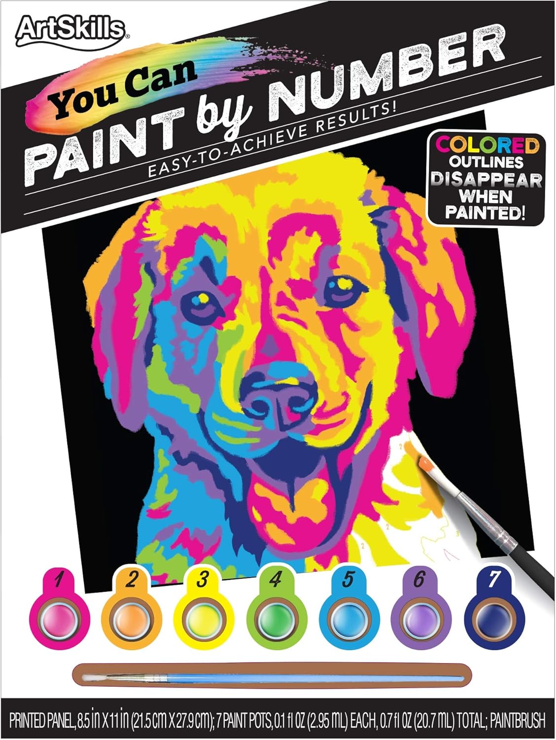 ArtSkills Paint by Number Kit - Puppy Dog, 8.5"x11"'-672125069622-LR-355426-1-LR eShop