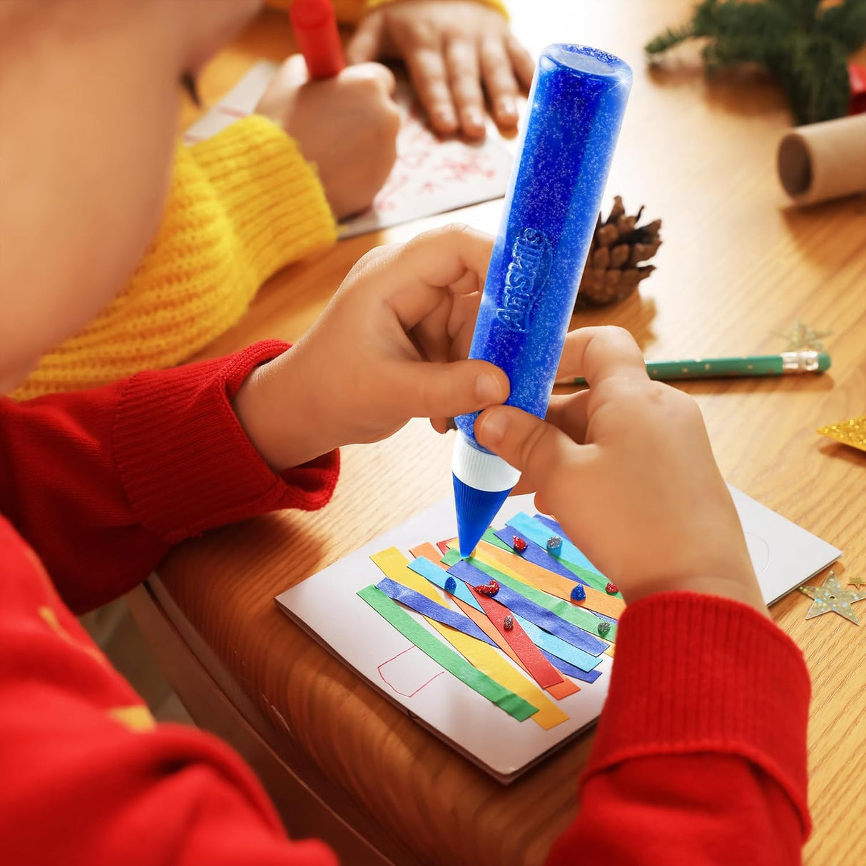 ArtSkills Puffy Classic Jumbo Rainbow Glitter Glue Pens, 5 count-672125013281-LR-189506-6-LR eShop