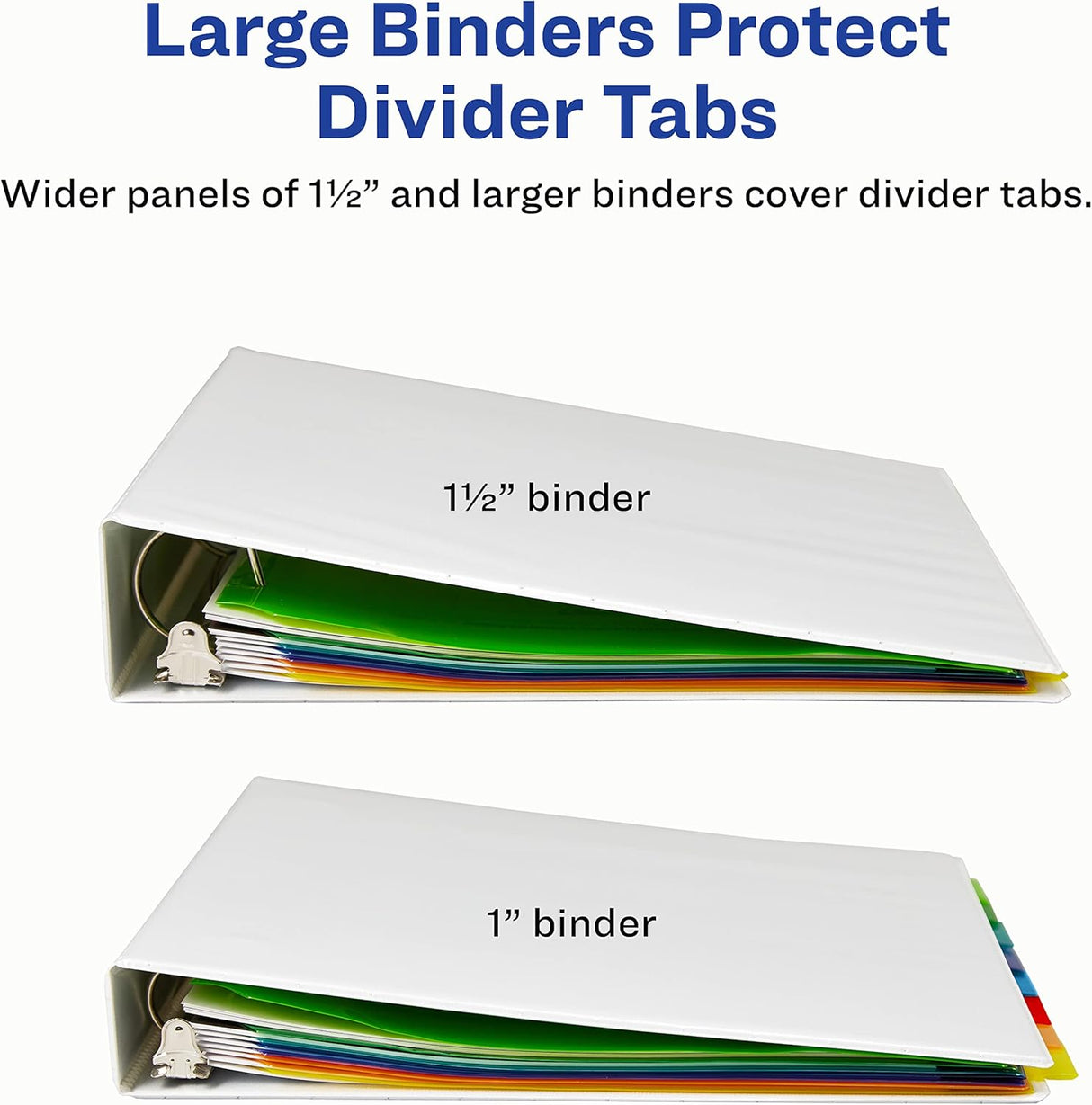 Avery Big Tab Insertable Dividers - Assorted, 8 count-072782119034-LR-324207-10-LR eShop