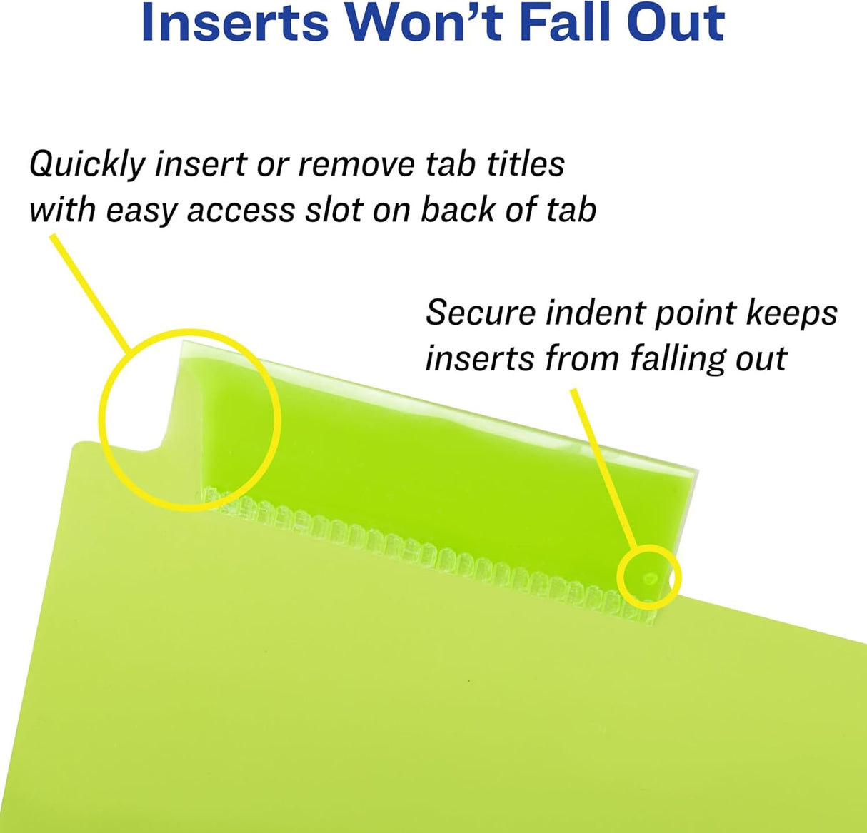 Avery Big Tab Insertable Dividers - Assorted, 8 count-072782119034-LR-324207-8-LR eShop