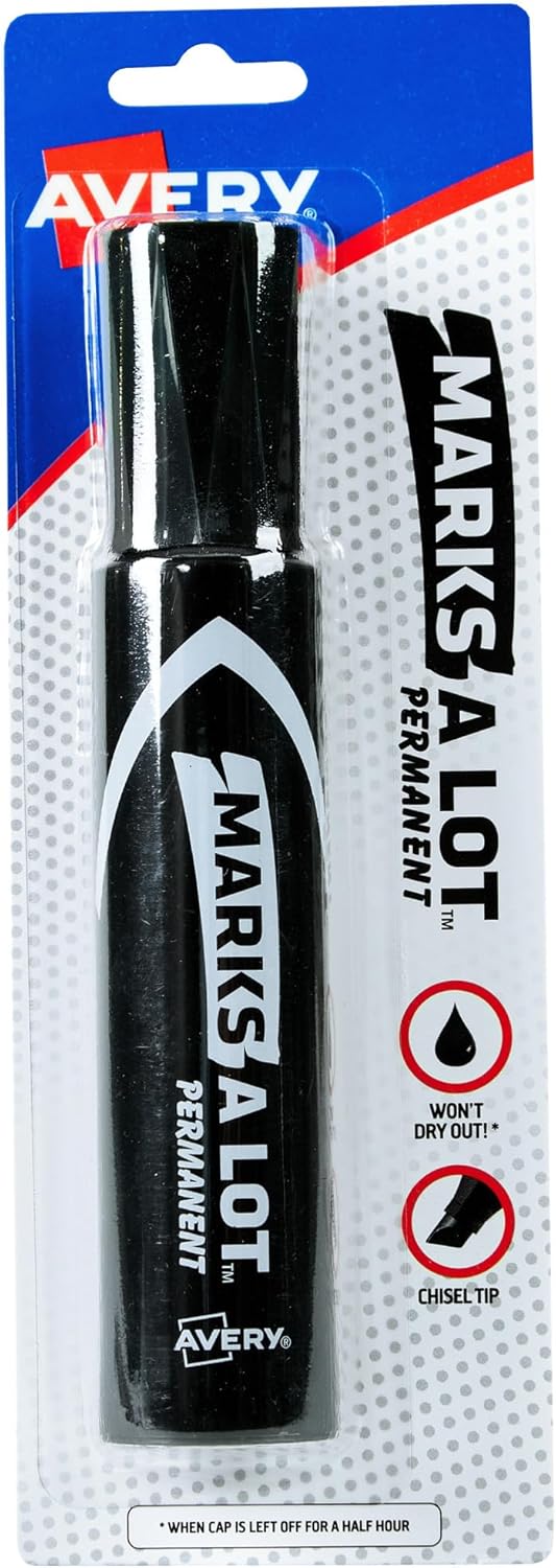 Avery Marks-A-Lot Jumbo Sized Permanent Marker - Black-071709241384-LR-108098-1-LR eShop