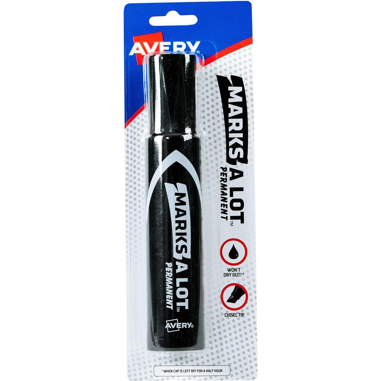 Avery Marks-A-Lot Jumbo Sized Permanent Marker - Black-071709241384-LR-108098-1-LR eShop