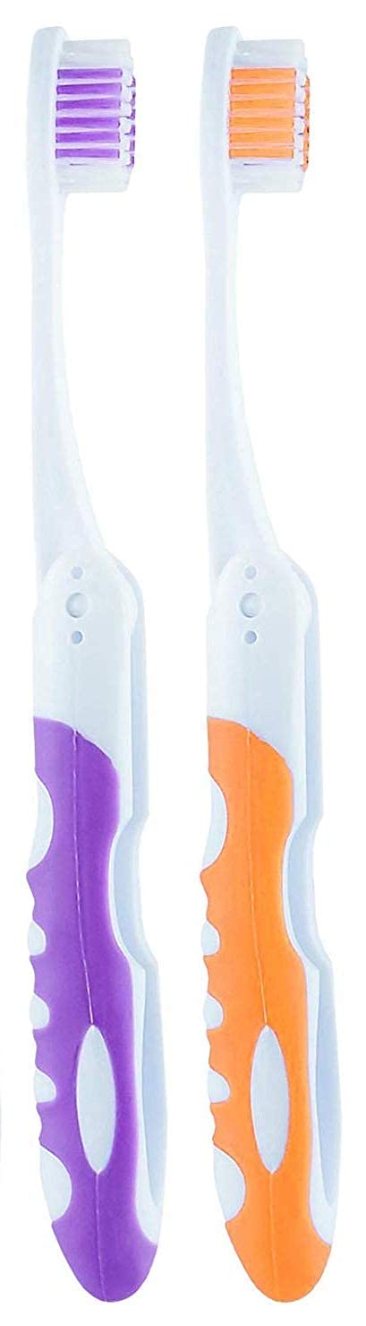 AZI Premium TSA Approved Travel Toothbrush - Assorted, 2 count-851944007767-LR-361043-3-LR eShop