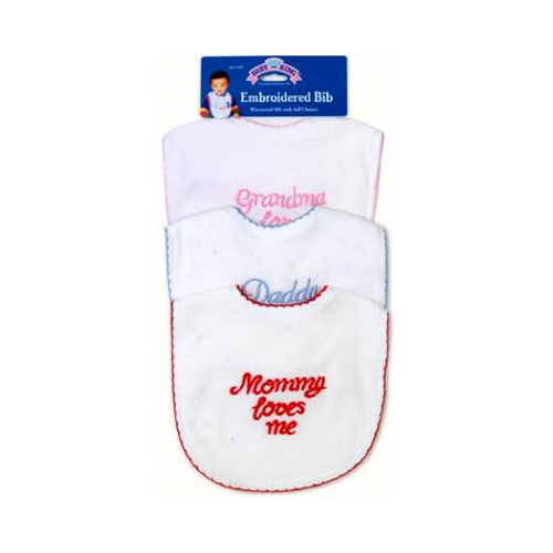 Babyking Embroidered Self Closure Bib - Assorted-094606183601-LR-275254-2-LR eShop