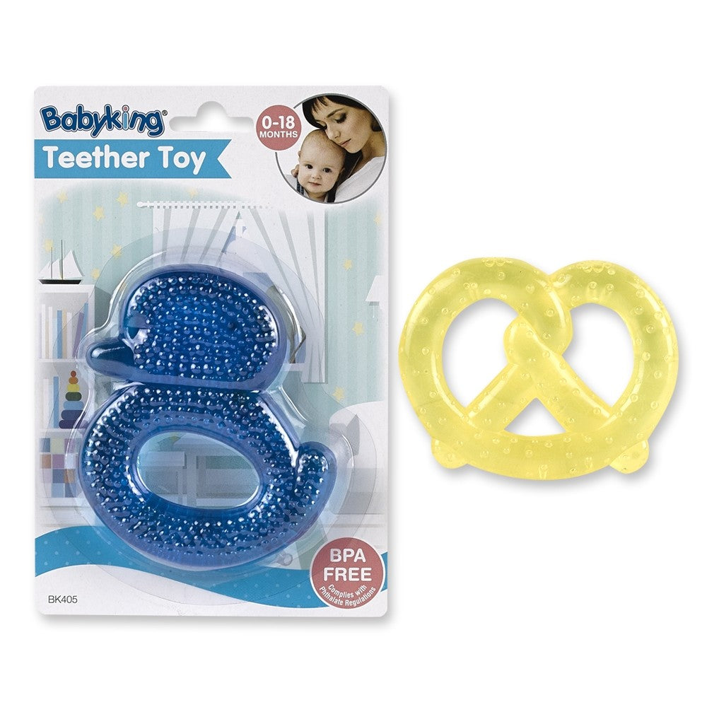 Babyking Water Filled Duck and Pretzel Teethers - Assorted-094606004050-LR-356099-1-LR eShop