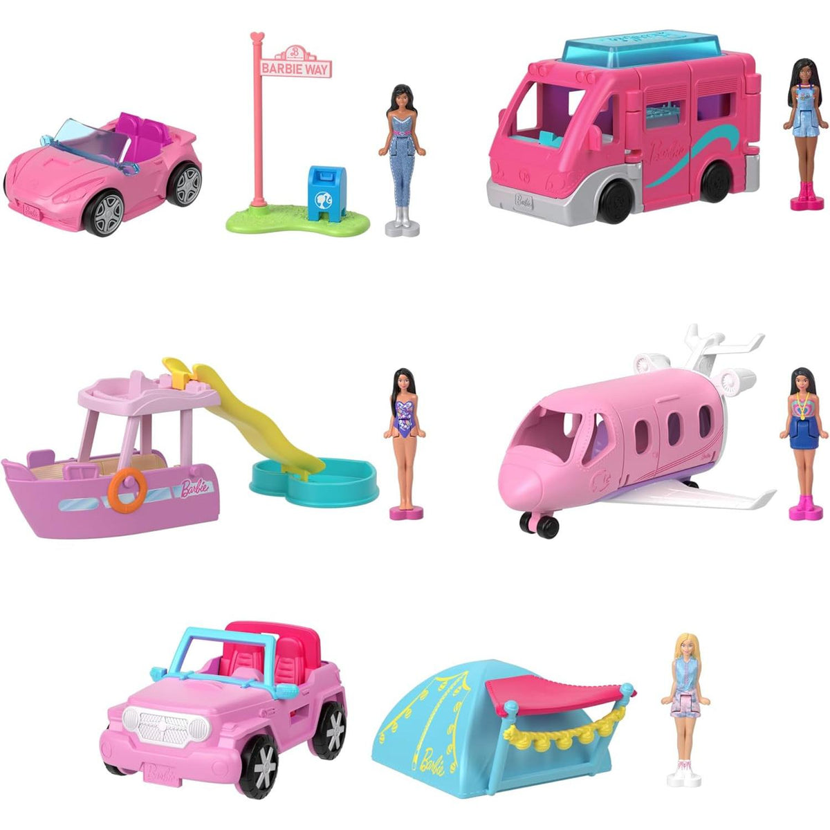 Barbie Mini BarbieLand Doll & Vehicle Sets - Assorted-194735245222-LR-357582-3-LR eShop