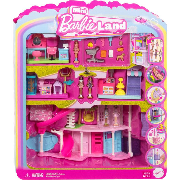 Barbie Mini BarbieLand Interactive Playsets with Doll - Assorted-194735274819-LR-357588-2-LR eShop