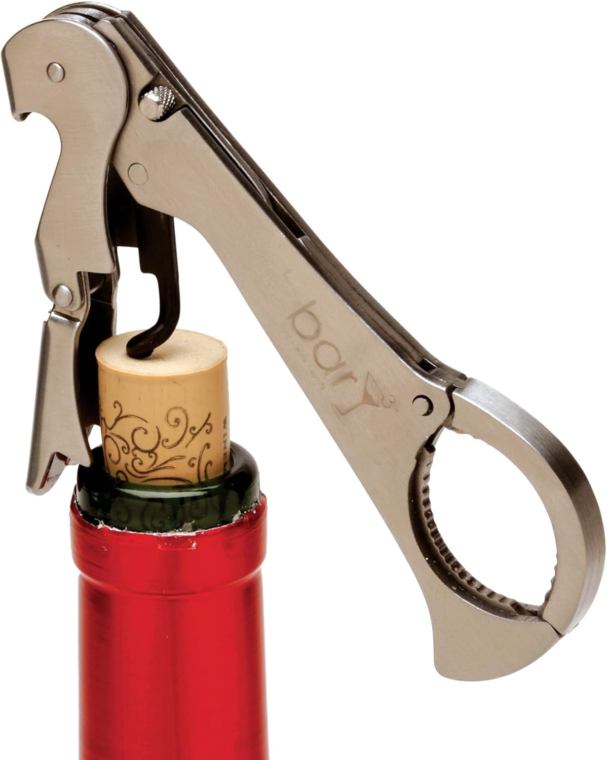 barY3 Waiters Corkscrew with Foil Cutter - Stainless Steel-819507013761-LR-344961-3-LR eShop