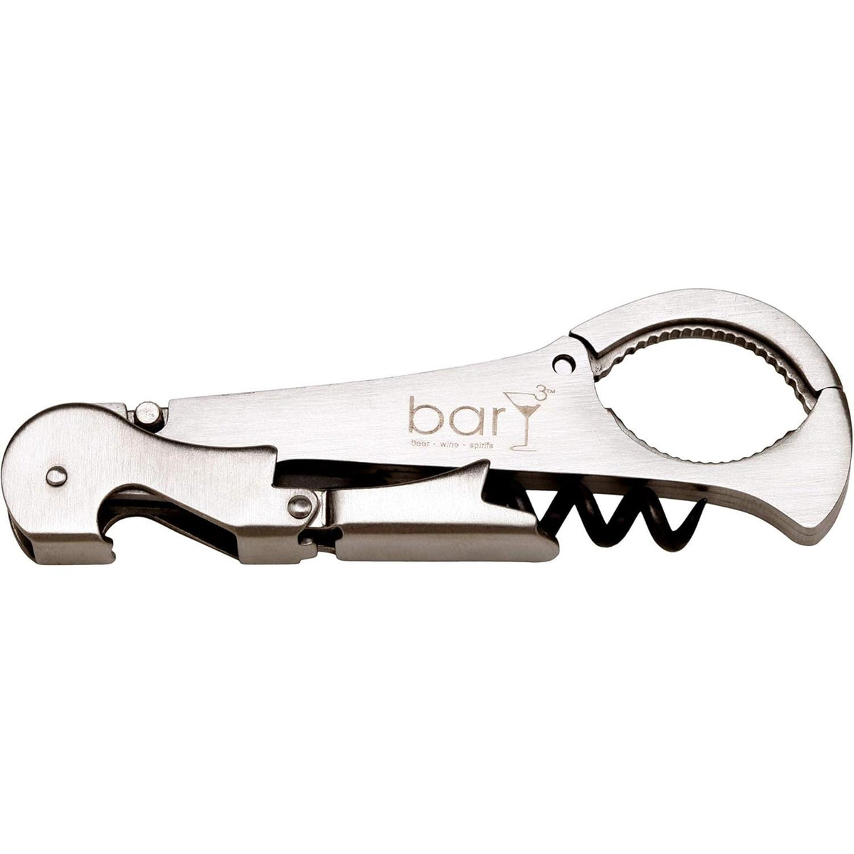 barY3 Waiters Corkscrew with Foil Cutter - Stainless Steel-819507013761-LR-344961-4-LR eShop