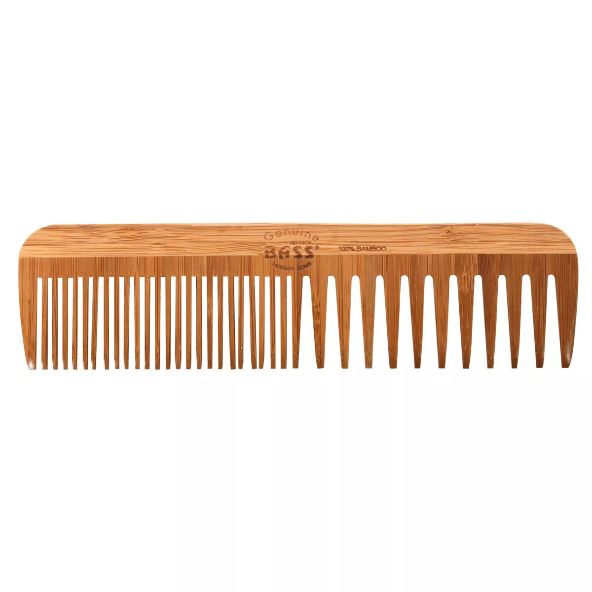 BASS Brushes Premium Bamboo Grooming Comb - Wide & Fine Tooth Style-736473100663-LR-346031-2-LR eShop