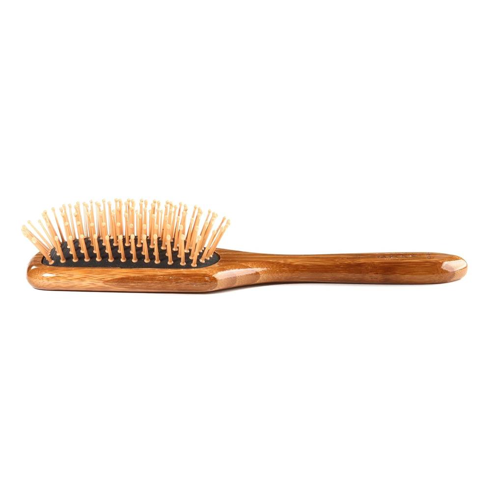 BASS Brushes Style & Detangle Hair Brush With Premium Bamboo Handle - Small Paddle with Nylon Pins-736473100182-LR-319795-3-LR eShop
